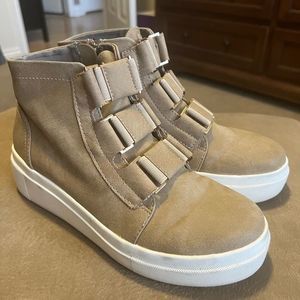 Yellowbox Tan Strapped Sneakers